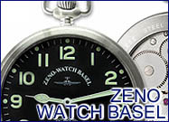 ZENO WATCH BAZEL/ゼノブラック文字盤懐中時計