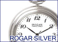 ROGAR Silver/シルバー925 ロガール　銀無垢懐中時計