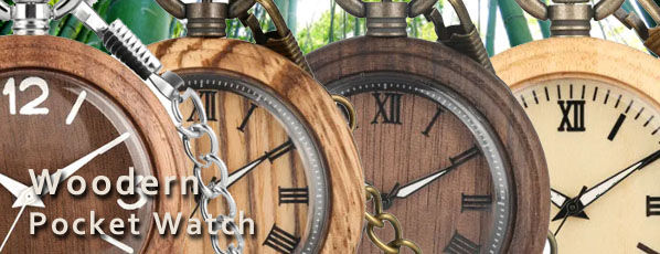 木製懐中時計・ウッドポケットウォッチimg2